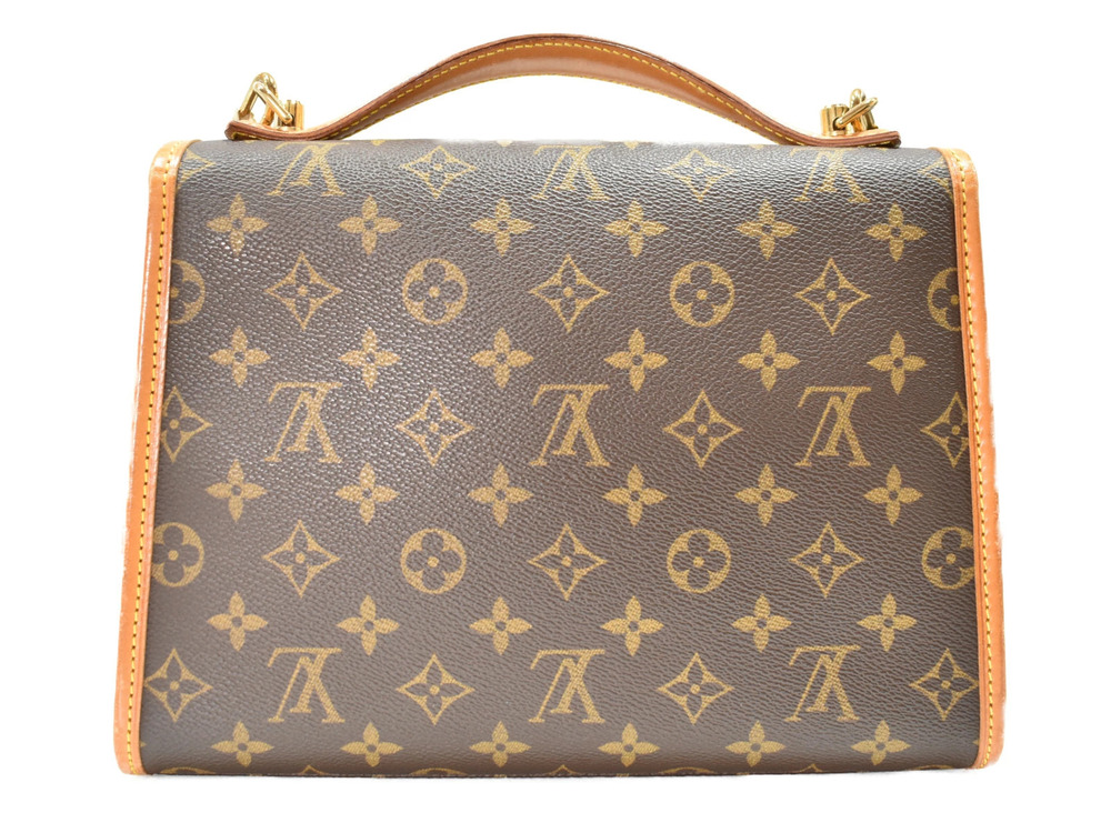 Louis Vuitton 2way Canvas Shoulder Beverly Bag Monogram Brown